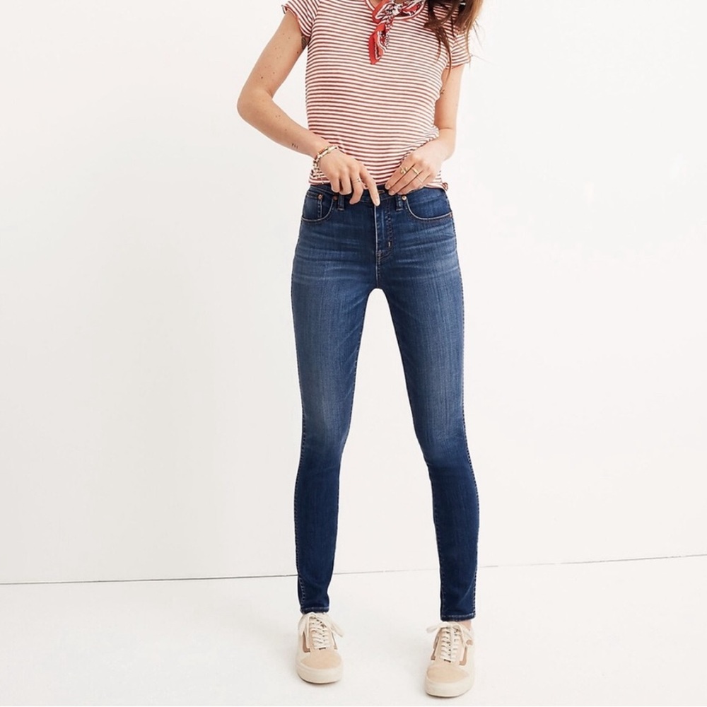 Madewell 10” High-Rise skinny Jean in Danny wash- size 29